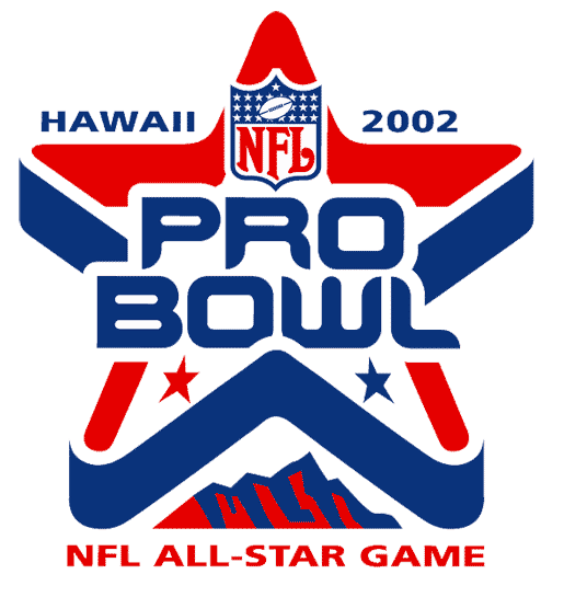 Pro Bowl 2002 Primary Logo iron on transfers for T-shirts